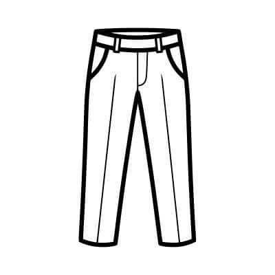 X-Patrones de costura para pantalones de hombre