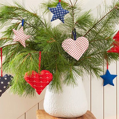 X-Instrucciones de costura para adornos para árboles de Navidad