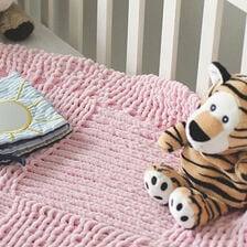 manta de punto para bebé