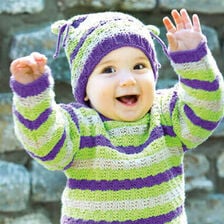 Gorro para bebé de punto