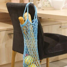 Bolsa de compra de red a ganchillo