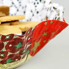 X-Patrón de costura para un plato colorido