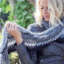 X-Tejer bufanda en cruz