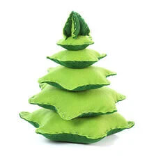 X-Árbol de Navidad de fieltro en forma