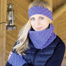 X-Diadema cruzada de ganchillo