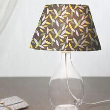 Instrucciones de costura para una pantalla de lámpara