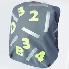 X-patrón de costura para una funda impermeable de mochila escolar