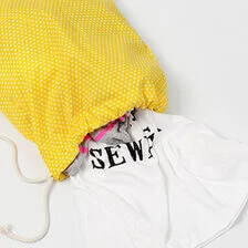 Patrón de costura bolsa para la ropa sucia