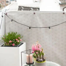 Coser pantallas de privacidad