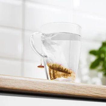 Coser bolsas de té reutilizables