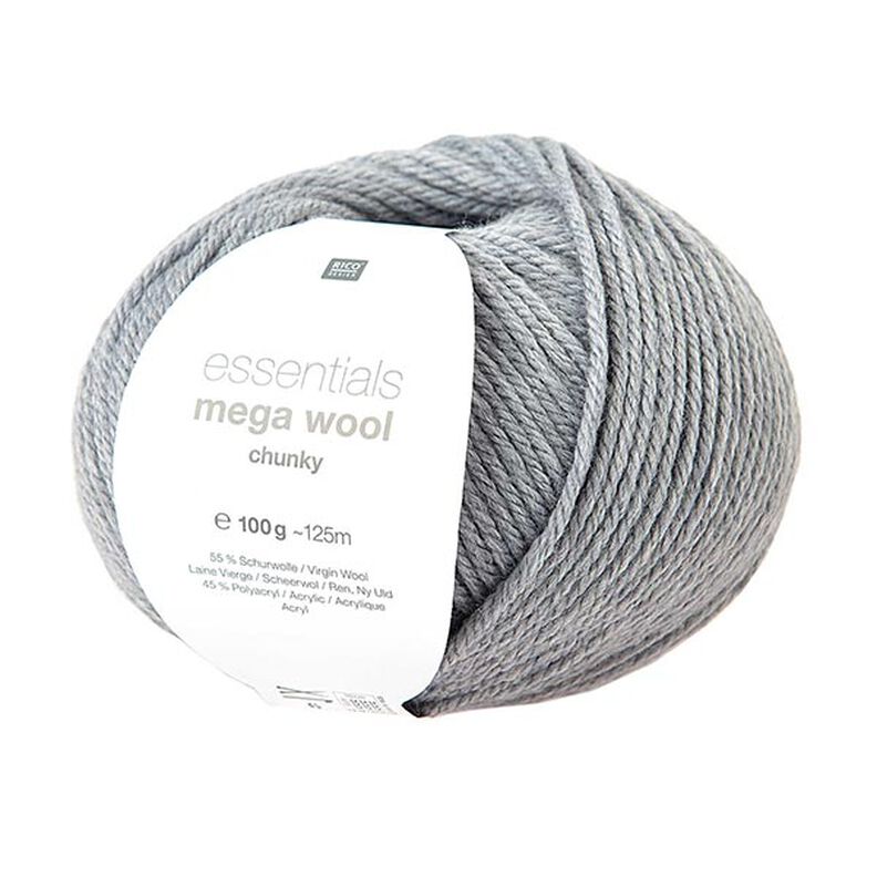 Essentials Mega Wool chunky | Rico Design – gris claro,  image number 1