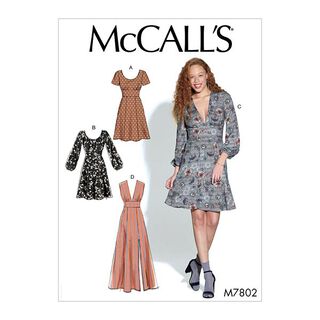Vestido, McCalls 7802 | 40 - 48, 
