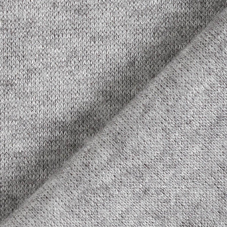 Tela de punto Mezcla de viscosa Melange – gris plateado,  image number 3