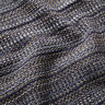 Tela de abrigo con hilo de brillo texturizado – azul noche/duna,  thumbnail number 2