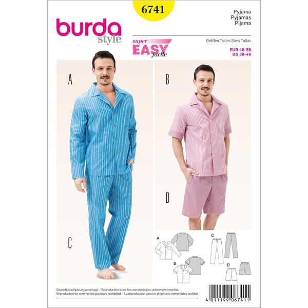 Pijama, Burda 6741,  image number 1