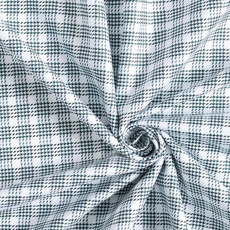Tela para blusas Cuadros pepita – blanco/antracito,  image number 3