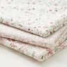 Tela de jersey de algodón Flores entrelazadas – blanco lana,  thumbnail number 5