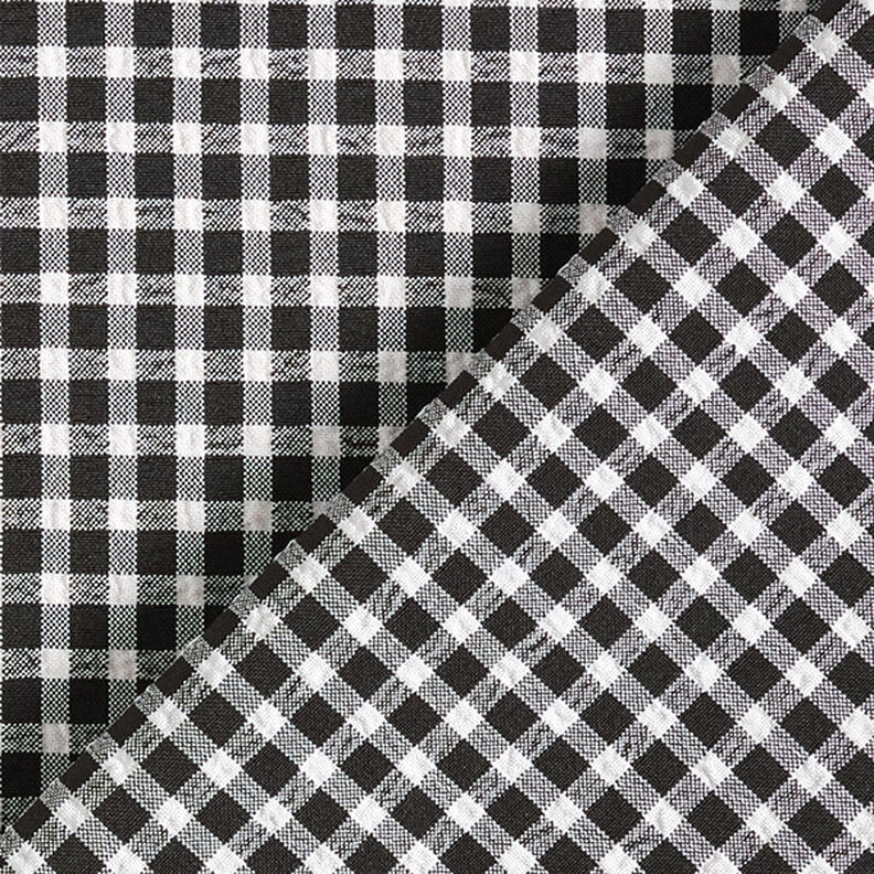 Mil rayas con cuadros pequeños – negro/blanco,  image number 4