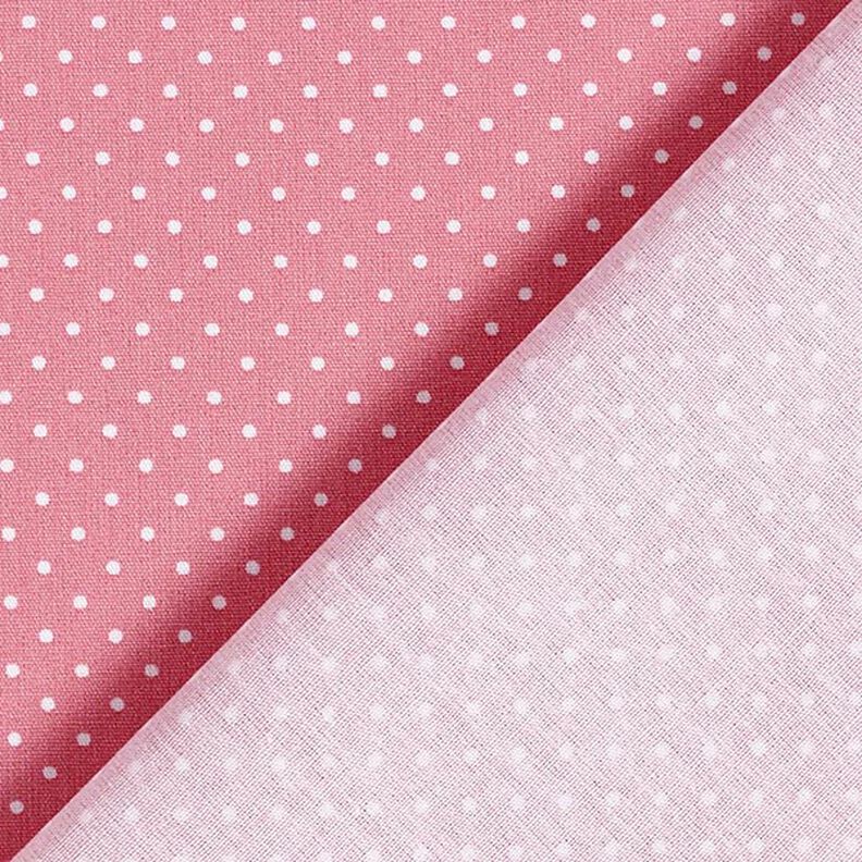 Popelina de algodón puntos pequeños – rosa/blanco,  image number 6