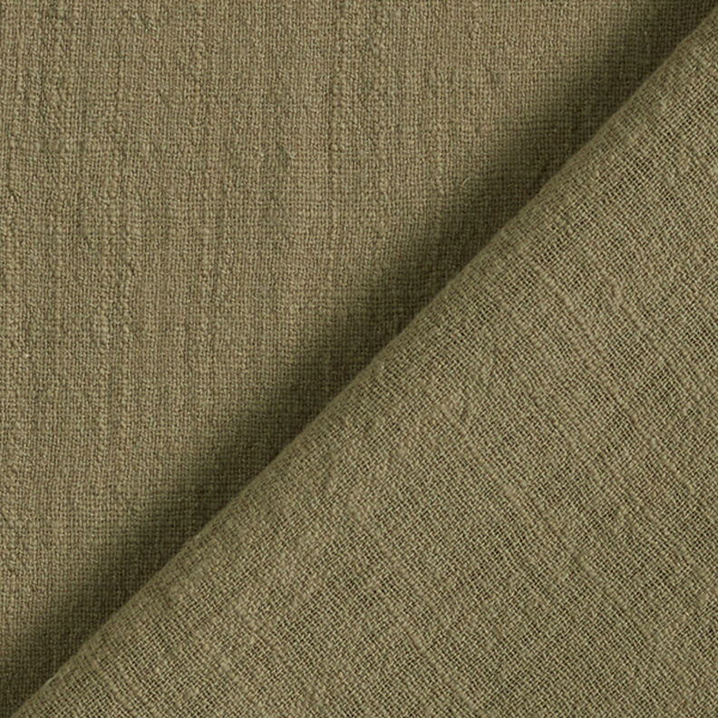 Tela de algodón Apariencia de lino – oliva,  image number 3