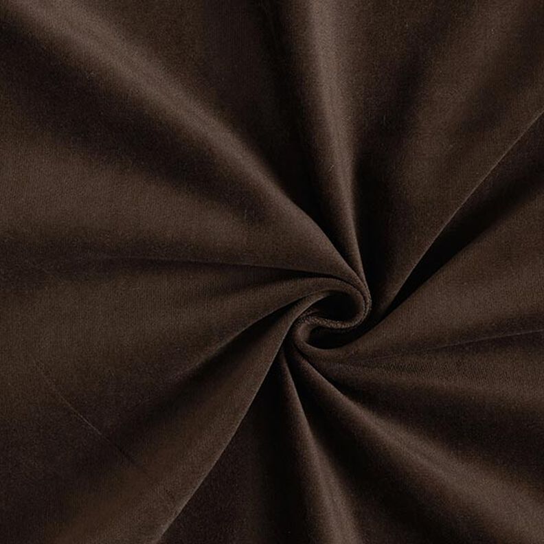 Terciopelo Stretch Pana fina Uni – marrón negro,  image number 1