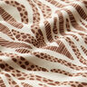 GOTS Felpa francesa veraniega Cebra | Tula – beige claro/marrón oscuro,  thumbnail number 2