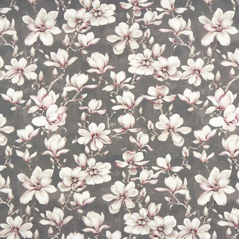 Telas para exteriores Lona magnolias – gris,  image number 1