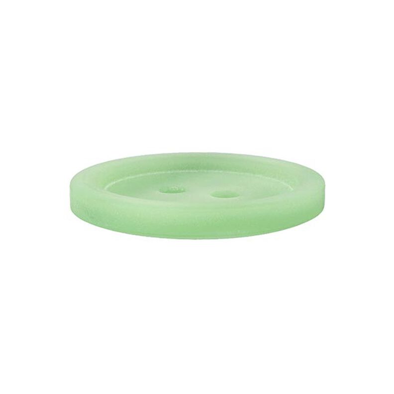 Botón de plástico de 2 agujeros Basic - verde claro,  image number 2