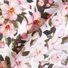 Mezcla de viscosa románticas flores de primavera – blanco,  thumbnail number 4