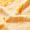 Felpa francesa Apariencia Batik – amarillo sol, 