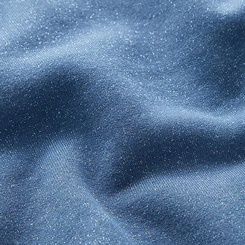 Tela de sudadera Brillante – azul,  image number 2