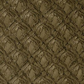 Piel sint&eacute;tica con estampado de diamantes &ndash; caqui, 