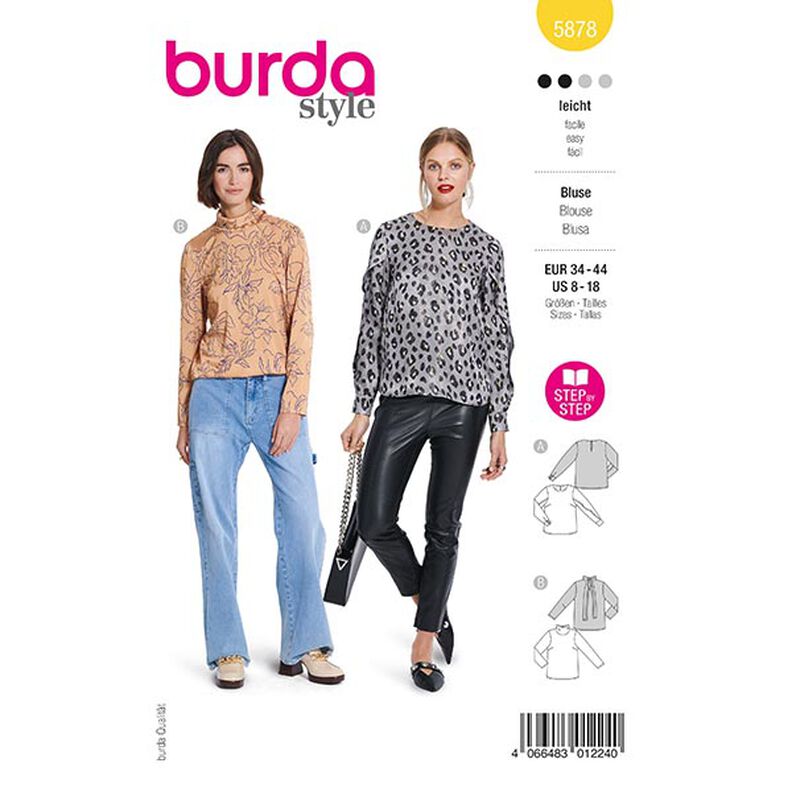 Blusa | Burda 5878 | 34-44,  image number 1