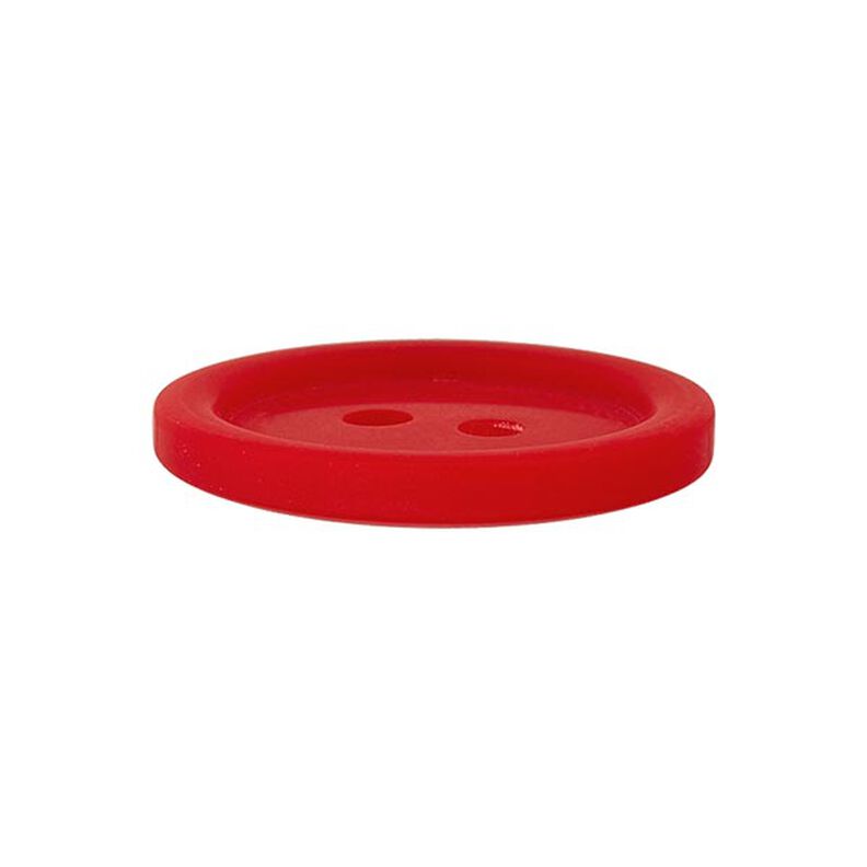 Botón de plástico de 2 agujeros Basic - rojo,  image number 2