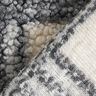 Punto Bouclé Cuadros – blanco lana/gris,  thumbnail number 4