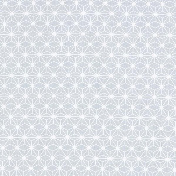 Tela de algodón Cretona Estrella gráfica pequeña – gris claro,  image number 1