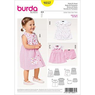 Vestido de bebé/pelele, Burda 9357, 