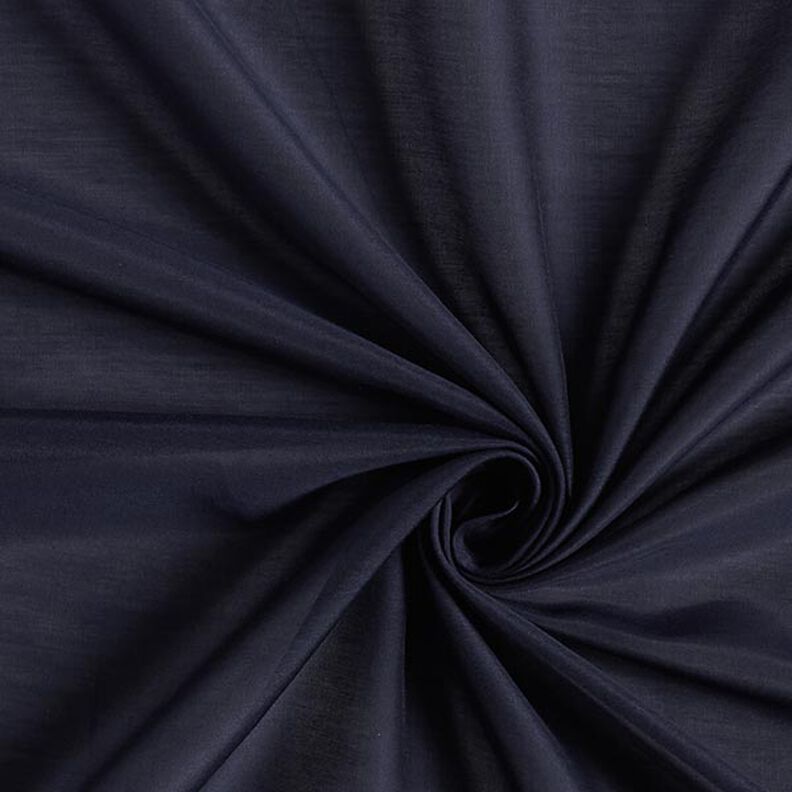 Voile de seda y algodón súper ligero – azul marino,  image number 1