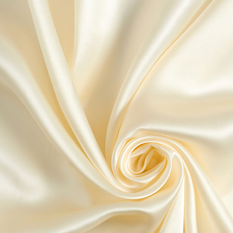 Satén de seda – blanco lana,  image number 1