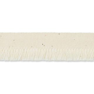 Ribete de flecos [ 15 mm ] – blanco lana, 