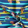 Tela de jersey de algodón Telas con licencia Patrulla canina a rayas  | Viacom – azul marino,  thumbnail number 3