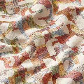 Tela decorativa Tapiz Formas coloridas – beige claro/amarillo claro, 