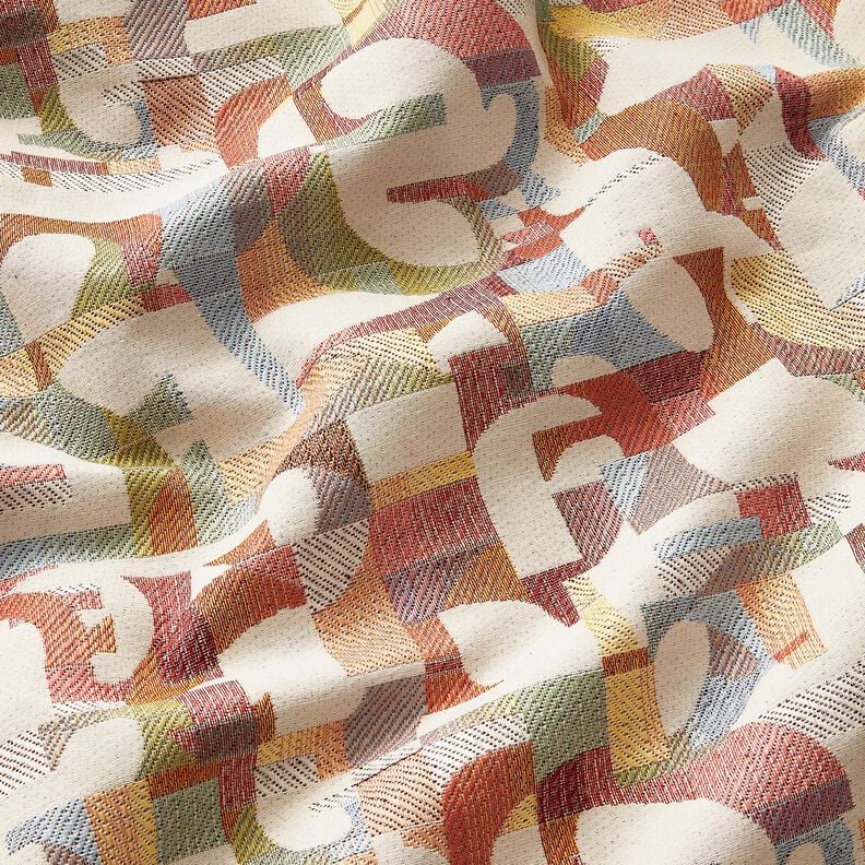 Tela decorativa Tapiz Formas coloridas – beige claro/amarillo claro,  image number 2