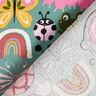 Tela de algodón Cretona Mariposas y abejas – Eucalipto/rosa,  thumbnail number 4