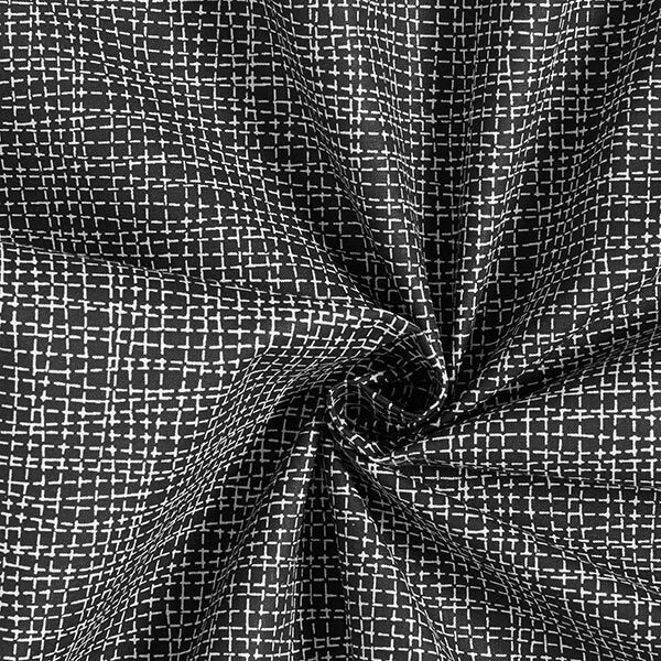 Tela de algodón Cretona Líneas – negro,  image number 3