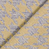 Tejido de pata de gallo grande – beige/azul metálico,  thumbnail number 1