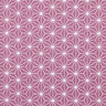 Tela de algodón Cretona Estrellas japonesas Asanoha – uva,  thumbnail number 1
