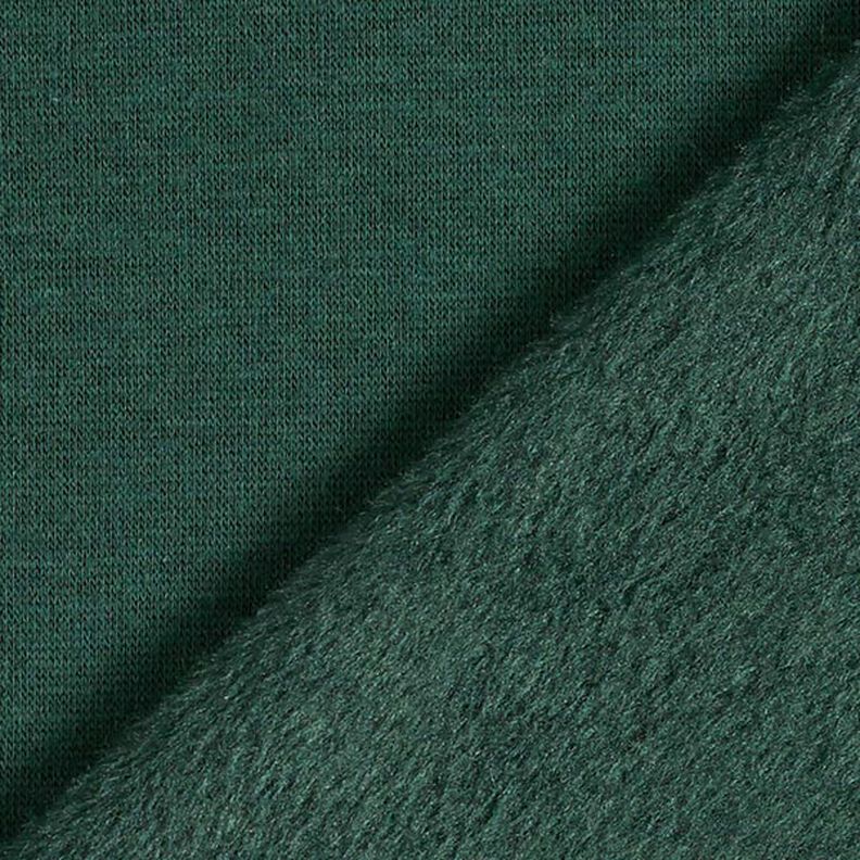 Polar alpino Tela de sudadera suave Uni – verde oscuro,  image number 5