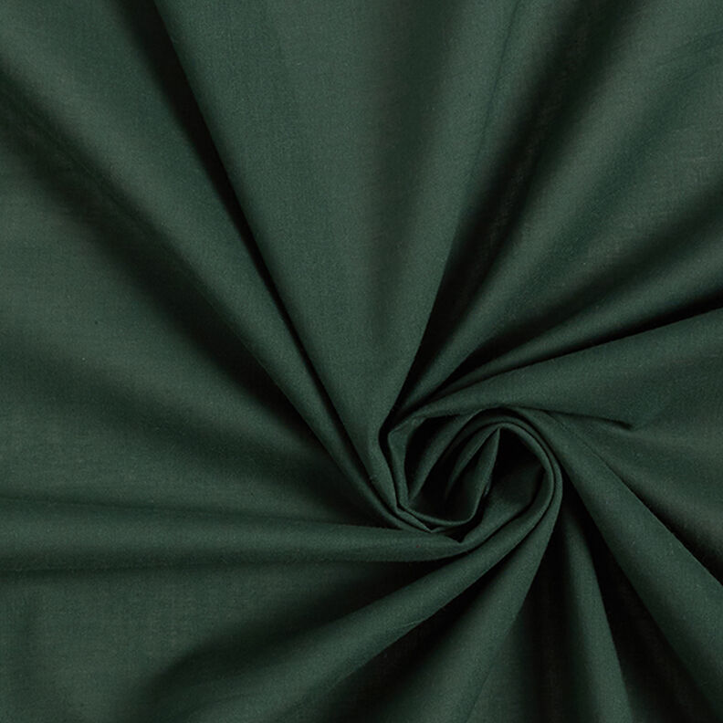 Batista de algodón Uni – verde oscuro,  image number 1