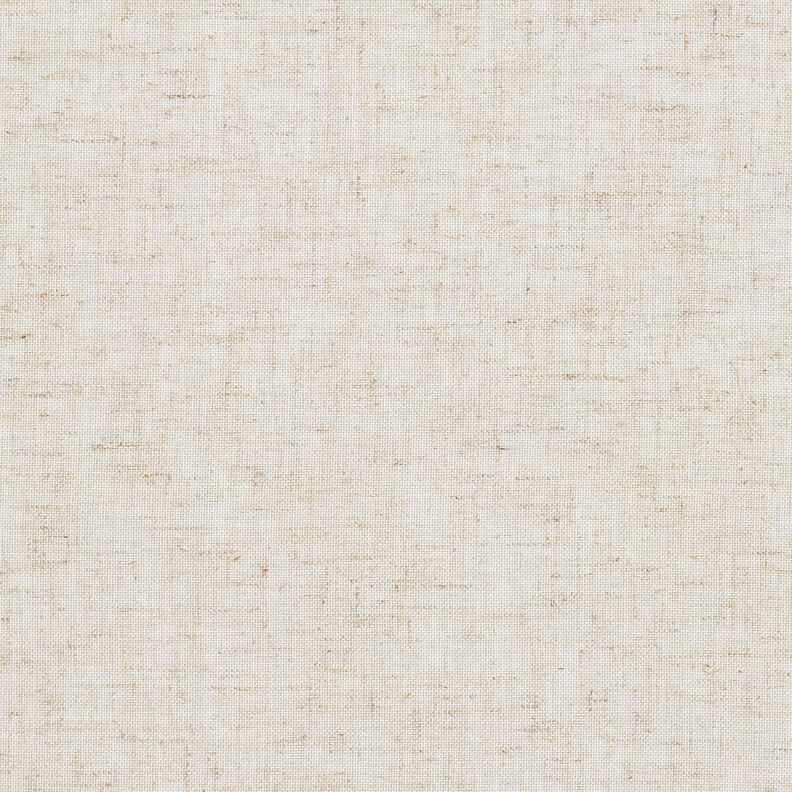Tela para cortinas Mezcla de lino Uni – naturaleza,  image number 1